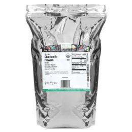 Frontier Co-op, цельные цветки органической немецкой ромашки, 453 г (16 унций)