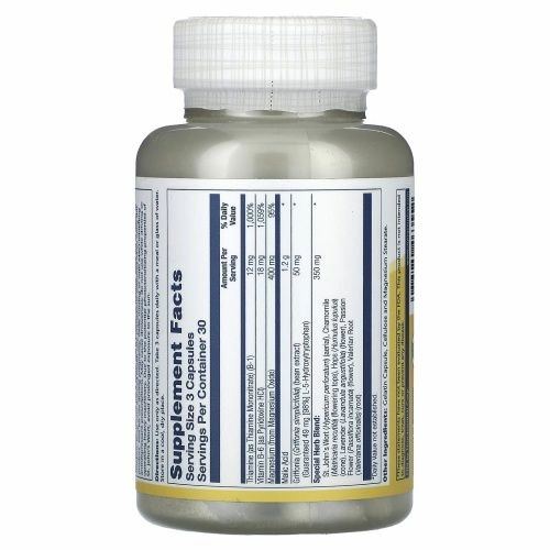 Solaray, Яблочная кислота и магний, 90 капсул