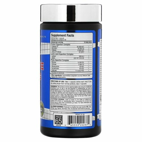 ALLMAX Nutrition, Пищеварительные ферменты + оптимизатор белка, 90 капсул