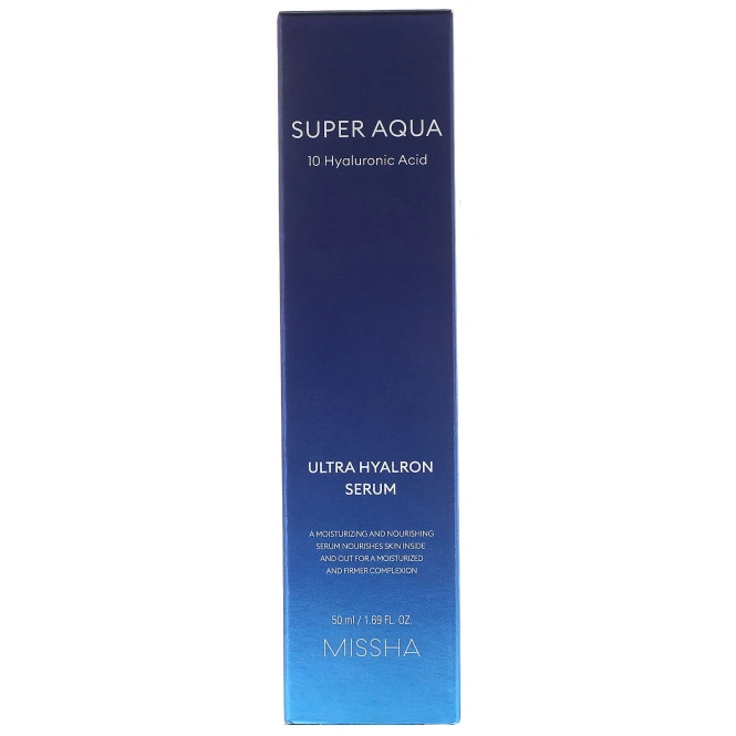 Missha, Super Aqua Ultra Hyalron, сыворотка, 50 мл
