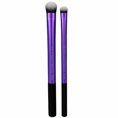 Real Techniques, Instapop Eye Brush Duo, 2 Piece Brush Set