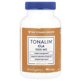 The Vitamin Shoppe, Tonalin® CLA, 1000 мг, 90 мягких таблеток