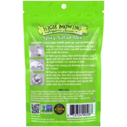 High Mowing Organic Seeds, Пряная смесь для приготовления салата, 4 унции (113 г)