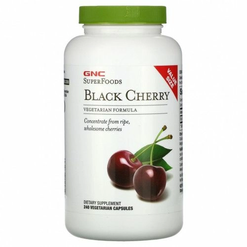 GNC, SuperFoods, Black Cherry, 240 Vegetarian Capsules