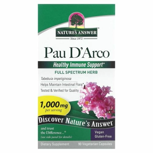 Средство для Иммунитета Nature's Answer Pau D'Arco 1000 mg, 90 капсул