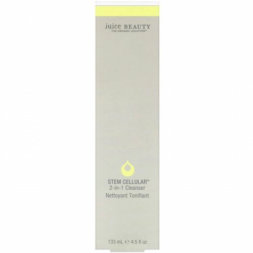 Juice Beauty, Stem Cellular, 2-in-1 Cleanser, 4.5 fl oz (133 ml)