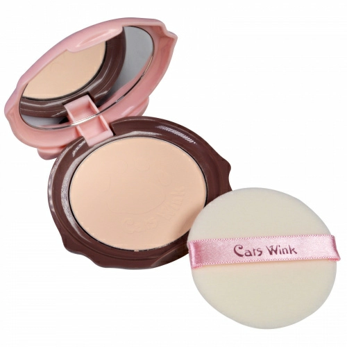 Tony Moly, Cat's Wink, Матирующая компактная пудра, Светло-бежевый оттенок, 0,38 унций (11 г)