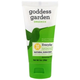 Goddess Garden, Organics, Средство для ежедневной защиты от солнца, SPF 30, 1 унция (28 г