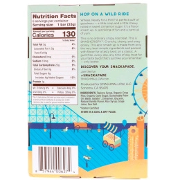 SmashMallow, Smash Crispy, коричный крендель, 6 лакомств, по 33 г каждое