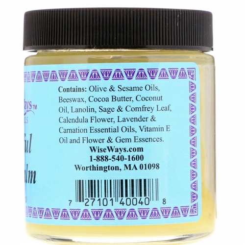 WiseWays Herbals, LLC, Бальзам красоты для живота, 4 унц. (113 г)