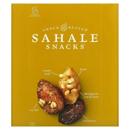 Sahale Snacks, Глазированная смесь, миндаль в меде, 9 пакетиков, 1,5 унции (42,5 г) каждый