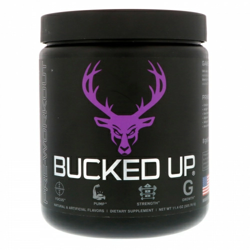 Bucked Up, Средство для приема перед тренировкой, виноградная прибавка, 323,70 г