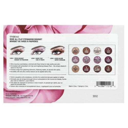 Physicians Formula, Rosé All Play, букет теней для век, 1711516 роза, 13,7 г (0,48 унции)