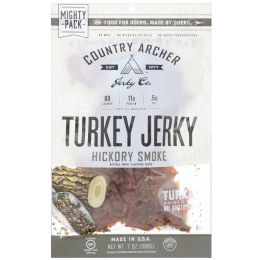 Country Archer Jerky, Turkey Jerky, Hickory Smoke, 7 oz (198 g)