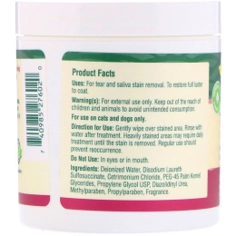 petnc NATURAL CARE, Tear Stain Cleansing Pads, For Cats & Dogs, 90 Pads