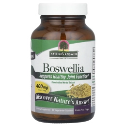 Nature's Answer, Босвеллия (Boswellia), 400 мг, 90 вегетарианских капсул