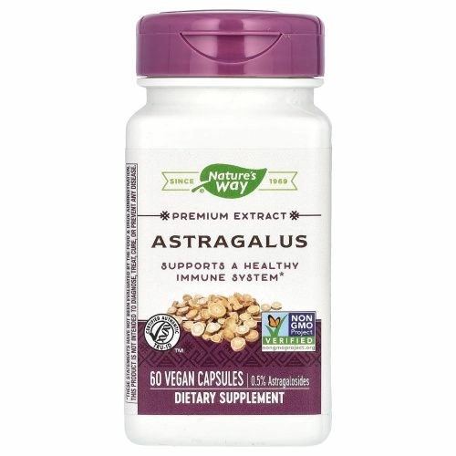 Nature's Way, Астрагал, 60 веганских капсул