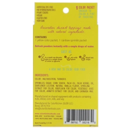 ColorKitchen, Party, Colors From Nature, Yellow Frosting Color & Rainbow Sprinkles, 1.33 oz (37.74 g)