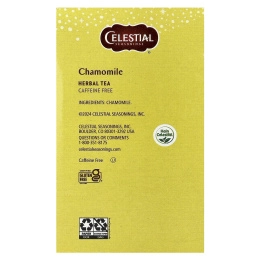 Celestial Seasonings, травяной чай, ромашка, без кофеина, 40 чайных пакетиков по 51 г (1,8 унции)