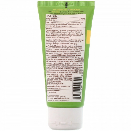 Babo Botanicals, Clear Zinc Sunscreen, 30 SPF, Summer Scent, 3 fl oz (89 ml)