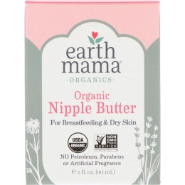 Earth Mama, Органическое масло для сосков, 2 ж. унц.(60 мл)