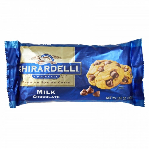 Ghirardelli, Кусочки молочного шоколада для выпечки высшего качества, 326 г