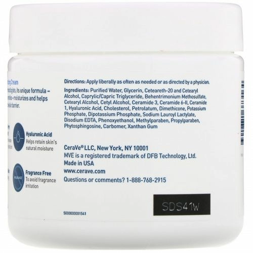 CeraVe, увлажняющий крем, 453 г (16 унций)