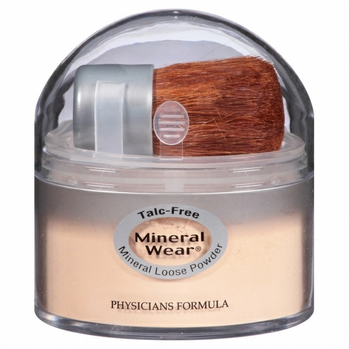 Physicians Formula, Mineral Wear, рассыпчатая пудра, легкий матовый оттенок, SPF 16, 0,49 унций (14 г)