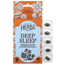 Herbs Etc., Deep Sleep®, 10 мягких таблеток