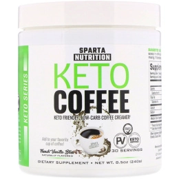 Sparta Nutrition, Keto Series, Keto Coffee, French Vanilla Bliss, 8.5 oz (240 g)