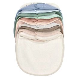 Green Sprouts, Слюнявчики на каждый день Stay-Dry, для детей от 3 до 12 месяцев, разноцветные, 10 шт.