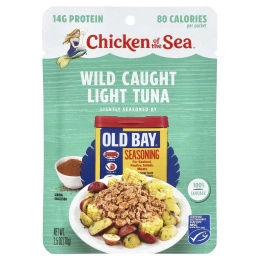 Chicken of the Sea, Дикий светлый тунец, приправа Old Bay®, 70 г (2,5 унции)