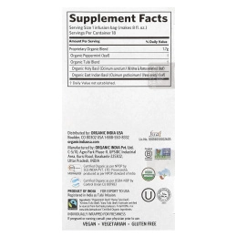 Organic India, чай тулси с перечной мятой, без кофеина, 18 пакетиков для заваривания, 30,6 г (1,08 унции)