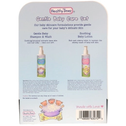 Healthy Times, Комплект для нежного ухода за младенцем, шампунь и жидкое мыло 2-в-1, лосьон, 2 бутылочки, 8 ж. унц.(236 мл) в каждой