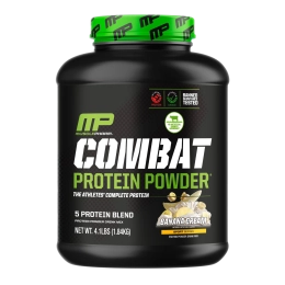 MusclePharm, Combat, протеиновый порошок, со вкусом бананового крема, 1,81 кг (4 фунта)