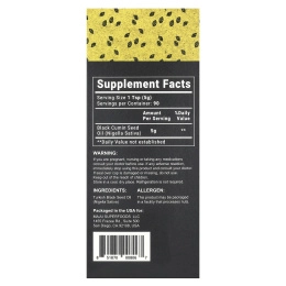 Maju Superfoods, Масло черного тмина, холодного отжима, 16 жидк. унц.