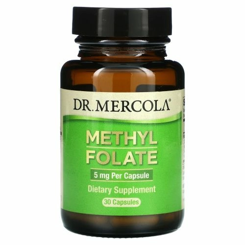 Dr. Mercola, Метилфолат, 5 мг, 30 капсул