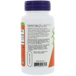 Now Foods, Экстракт кошачьего когтя, 60 растительных капсул