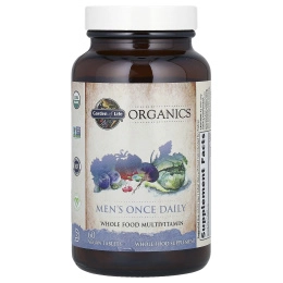Garden of Life Organics Men's once daily Мультивитамины для мужчин (цельнопищевые), 60 веганских таблеток