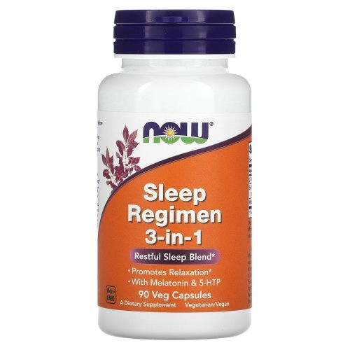 Now Foods Режим сна 3-в-1 90 вег капсул