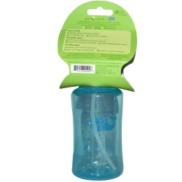 i play Inc., "Зеленые ростки", бутылка для воды, синяя, 300 мл