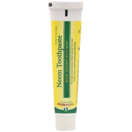 Organix South, TheraNeem Naturals, Лечение на основе нима с мятой, Зубная паста с нимом, 0,7 унций (20 г)