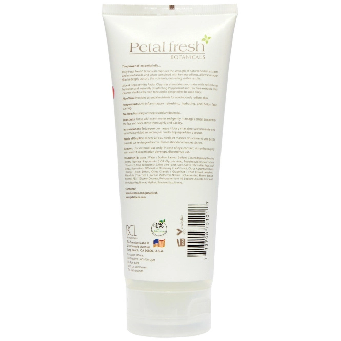 Petal Fresh, Botanicals Facial Care, Aloe & Peppemint Cleanser 7oz