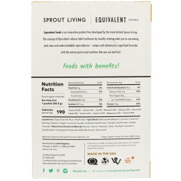 Sprout Living, Equivalent, Питьевые овсяные хлопья, Специи, 8 пакетов, 1,7 унции (48,5 г) каждый