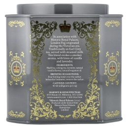 Harney & Sons, черный чай, викторианский лондонский туман, 30 пакетиков, 60 г (2,11 унции)
