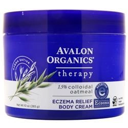 Avalon Organics, Крем для тела от экземы 10 унций