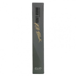 Clio, Водостойкая подводка для кистей, Kill Black, 0,01 жидкой унции (0,55 мл)