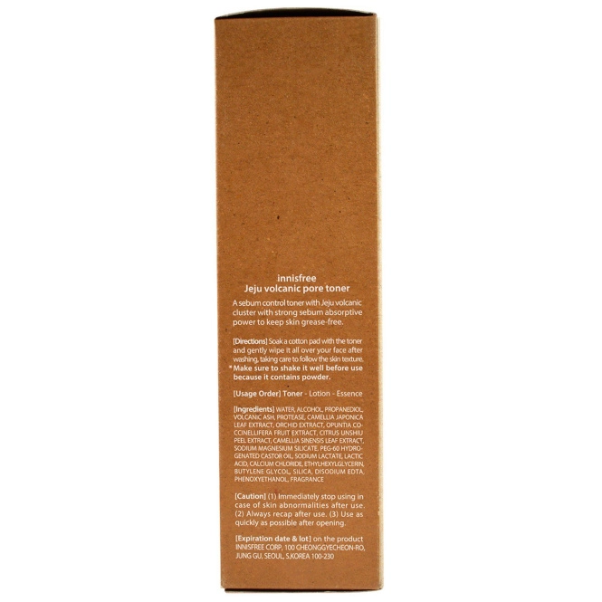 Innisfree, Тоник для пор «Чеджу Вулканик», 250 мл