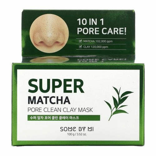 SOME BY MI, Супер-Матча, очищающая бьюти-маска из глины, 100 г (3,52 унции)
