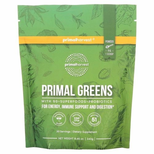 Primal Harvest, Primal, зелень, 240 г (8,46 унции)